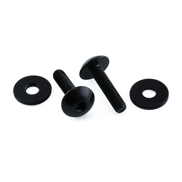 Alu Benzin Tank Befestigungs Schrauben Kit Schwarz