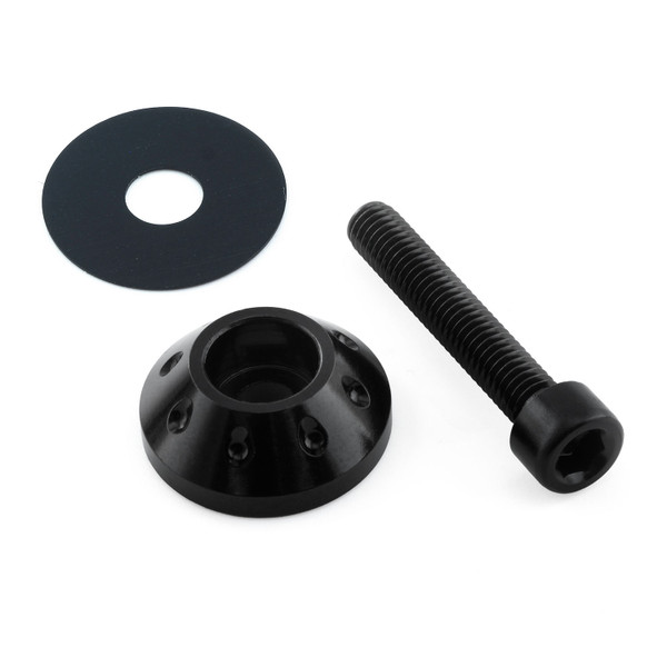 Alu Benzin Tank Befestigungs Schrauben Kit Schwarz