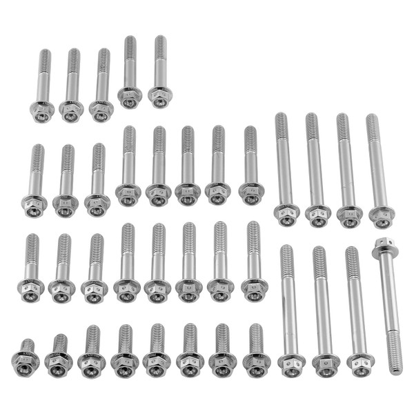 Alu Motorseitendeckelschraubenkit Honda Monkey Z125 Race Spec Silber