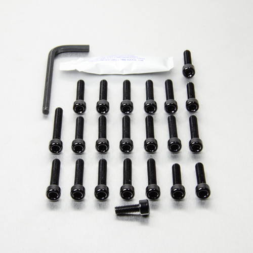 Alu Motorseitendeckelschraubenkit Yamaha XSR700 Schwarz