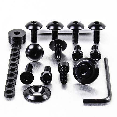 Alu Verkleidungsschraubenkit 640 Duke II '02+ Schwarz