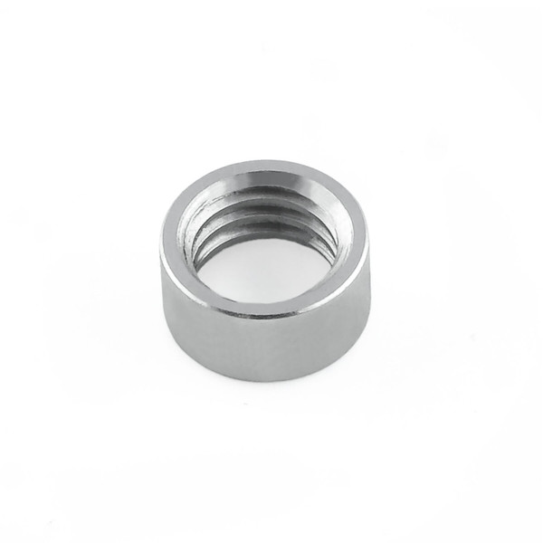 Alu Gewindeflansch M8 Gewinde 10mm Durchmesser 5mm Länge