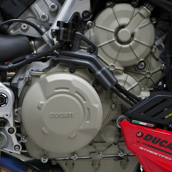 Titan Motorseitendeckelschraubenkit Ducati Streetfighter V4S Race Spec Montiert