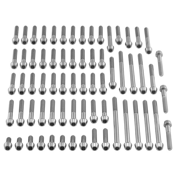 Edelstahl Motorseitendeckelschraubenkit MT01 1670cc