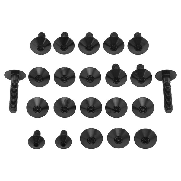 Edelstahl Verkleidungsschraubenkit Kawasaki Z900RS Schwarz