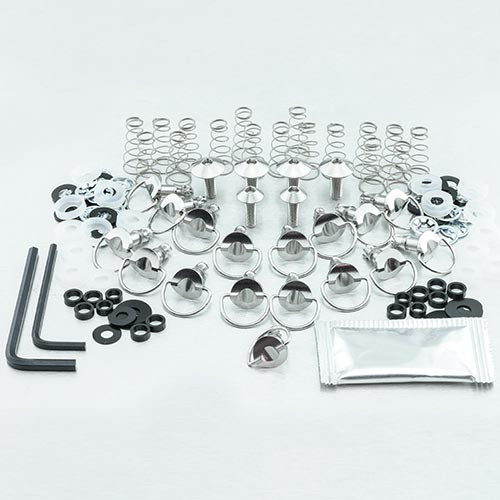 Edelstahl Verkleidungsschraubenkit MV F4 750-1000 Schnell Verschluss