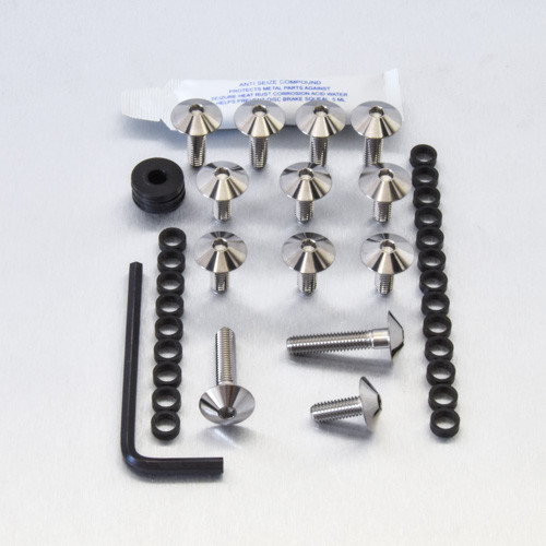 Edelstahl Verkleidungsschraubenkit Kawasaki KX125