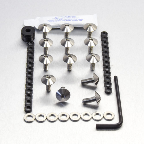 Edelstahl Verkleidungsschraubenkit Suzuki DRZ 400