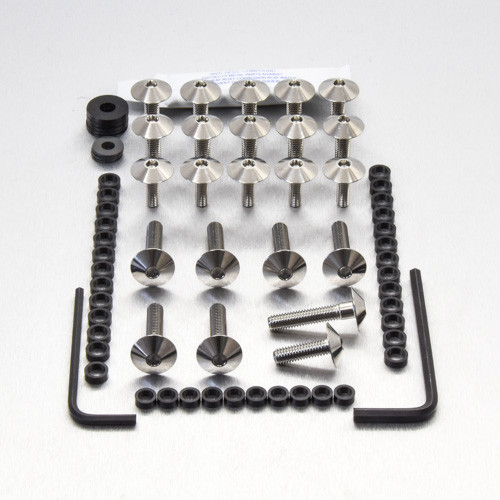 Edelstahl Verkleidungsschraubenkit Suzuki GSXR600-750 K8-K9-L10