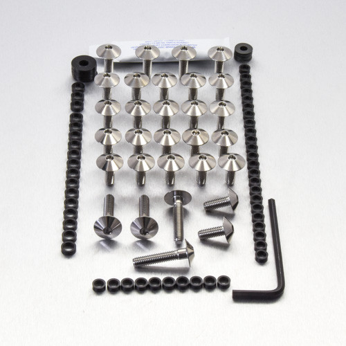 Edelstahl Verkleidungsschraubenkit Suzuki GSXR600 K1-K2-K3
