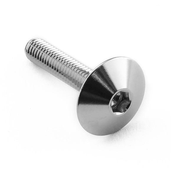 Edelstahl A4 Linsenkopf Schraube M5 x (0.80mm) x 25mm (16mm Durchmesser)