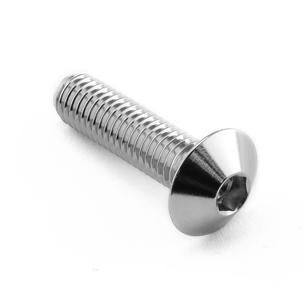 Edelstahl A4 Linsenkopf Schraube M8 x (1.25mm) x 30mm