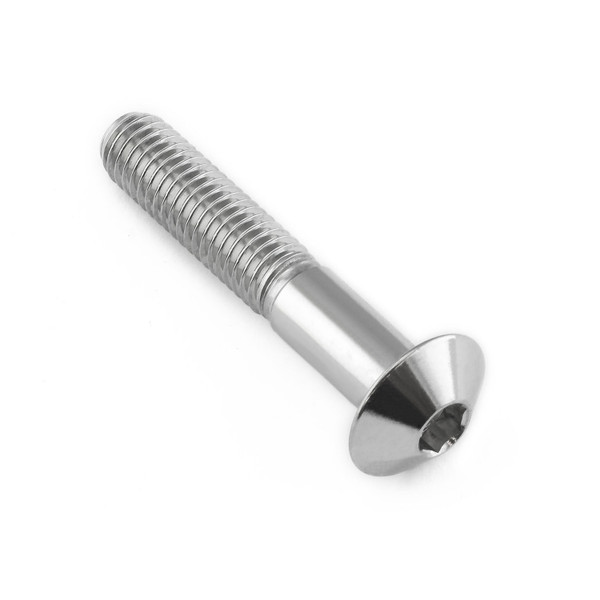 Edelstahl A4 Linsenkopf Schraube M8x(1.25mm)x45mm