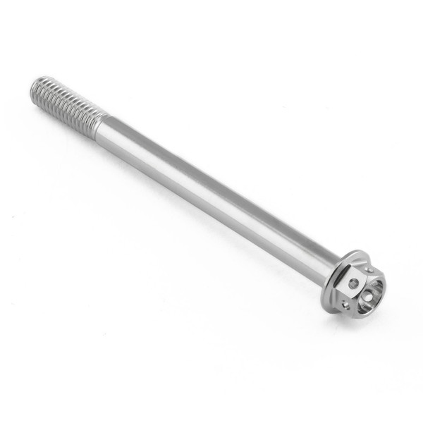 Edelstahl A4 Sechskantschraube mit Flansch M6 x (1.00mm) x 75mm Race Spec