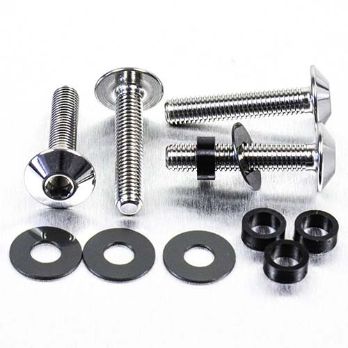 Edelstahl Verkleidungsschrauben Kit Kawasaki '04 (M5 x 25mm)
