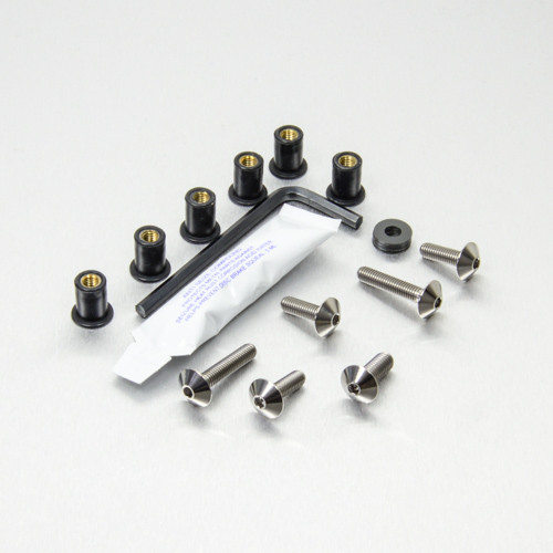 Edelstahl Verkleidungsscheibenschrauben Kit 6 Schraube GSXR600/750 K6-K7