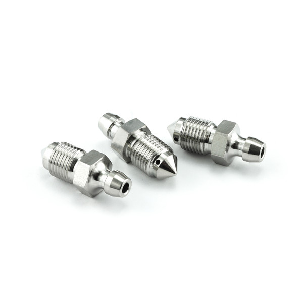 Edelstahl A4 Entlüfter Nippel M10 x (1.00mm) Hinten Bremssattel Paket x 3