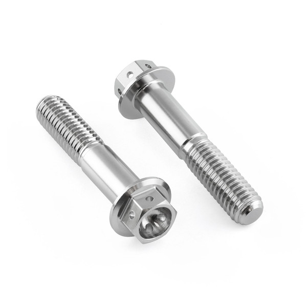 Edelstahl vordere Achse Klemm Schrauben Set Race Spec