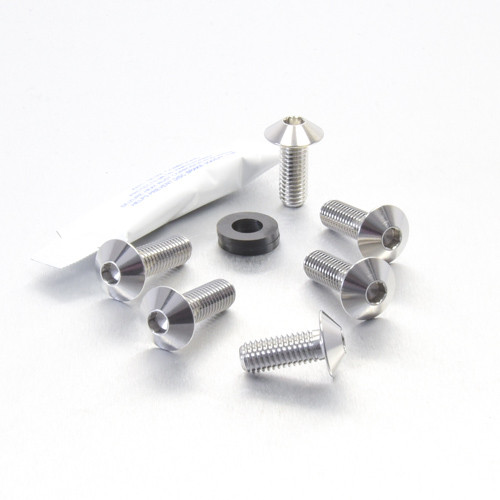 Edelstahl Fahrer und Beifahrer Fussrastenhalter Halter Kit