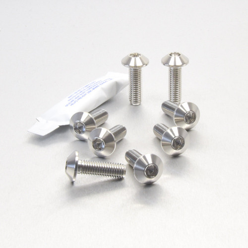 Edelstahl Fahrer Fussrastenhalter Halter Schrauben Kit
