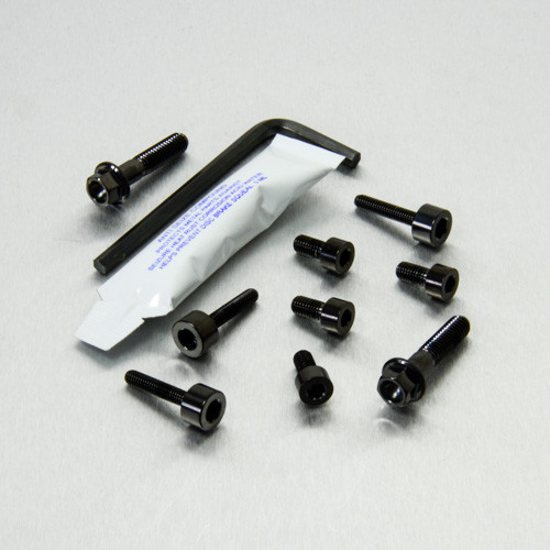 Edelstahl Tankdeckelschrauben Kit Honda CBF 1000 GT Schwarz