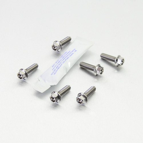 Titan Bremsscheibenschraube Vordere M6x20mm Aussensechskant mit Flansch Paket x6