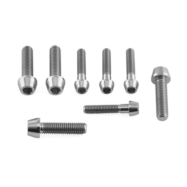 Titan Obere&Untere Gabelbrücke Klemmschrauben Set