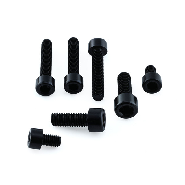 Aluminium Tankdeckelschrauben Kit Ducati ST2 Schwarz