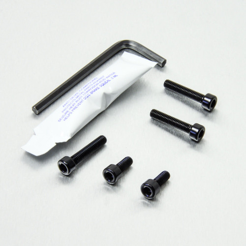 Aluminium Tankdeckelschrauben Kit Ducati Schwarz