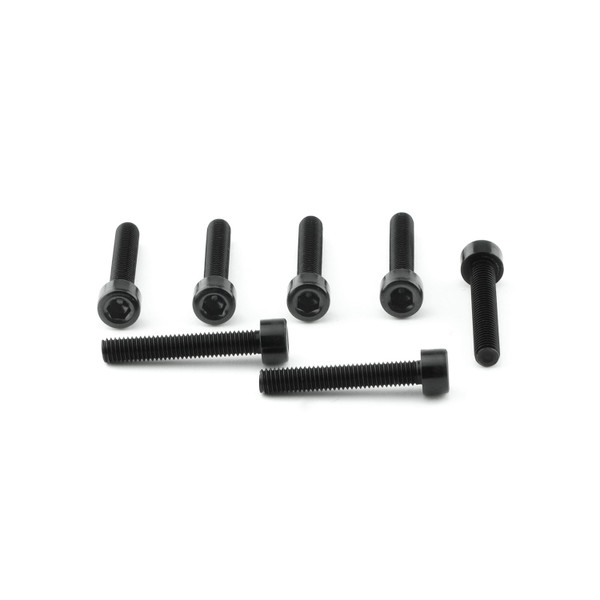 Aluminium Tankdeckelschrauben Kit KTM Schwarz
