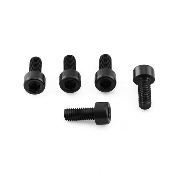 Aluminium Tankdeckelschrauben Kit Aprilia/Andere Schwarz