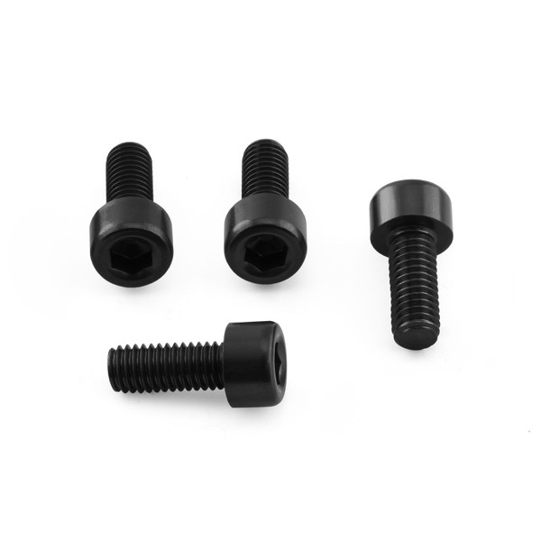 Aluminium Tankdeckelschrauben Kit Suzuki/Andere Schwarz