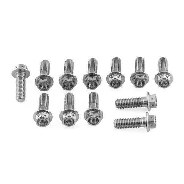 Edelstahl Bremsscheibenschraube Hex M8x25mm Paket mit 12 Race Spec