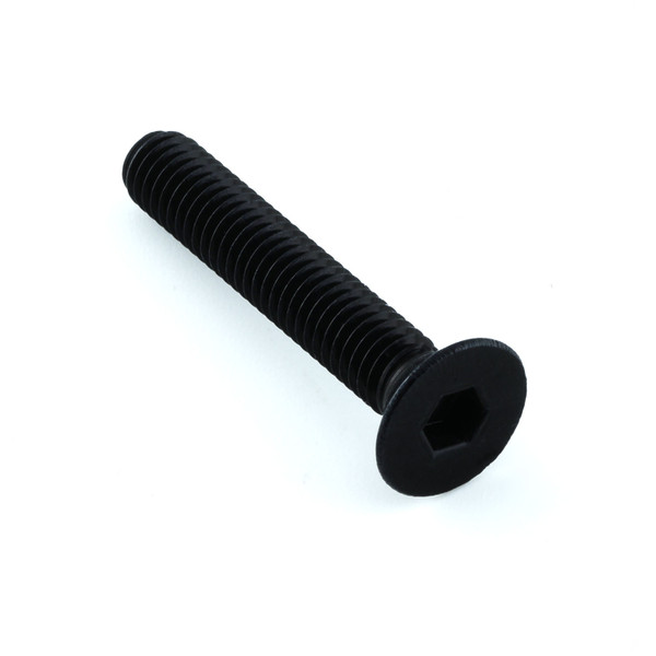 Aluminium-Abdeckkappen-Schraubensatz M6 x (1,00 mm) x 35 mm Senkkopf Schwarz