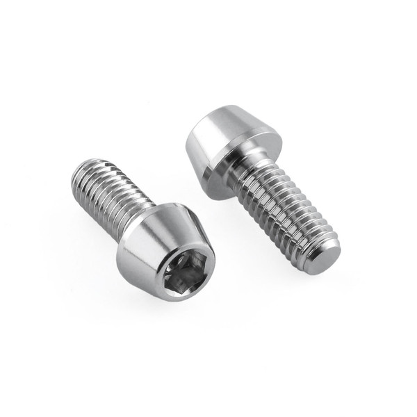 Edelstahl-Flaschenhalter-Set M5 x (0,80 mm) x 12 mm mit konischem Innensechskant