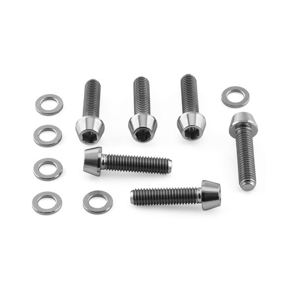 Titan-Vorbauschraubensatz M5 x (0,80 mm) x 20 mm, Innensechskantkappe und Unterlegscheiben