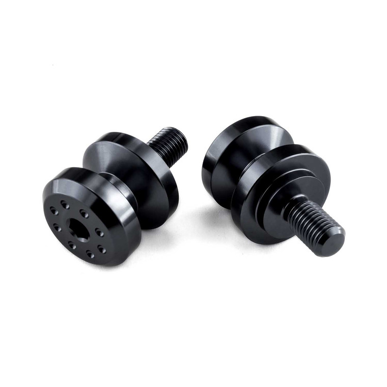 Aluminium Paddock Stand Bobbin M10x(1.25mm) Pack x2 Black