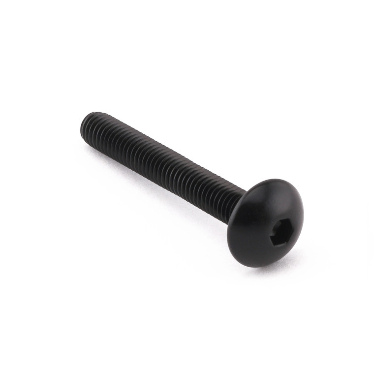 Aluminium Dome Head Bolt M5x(0.80mm)x35mm Black