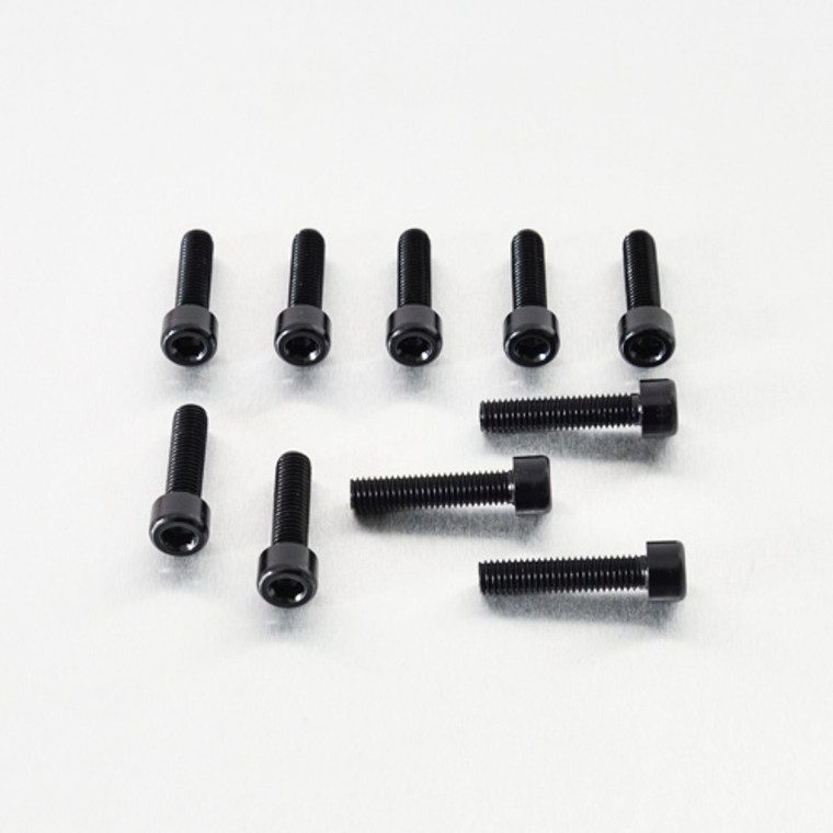 Aluminium Allen Bolt M8x(1.25mm)x35mm Pack x10 Black