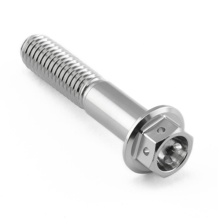 Stainless Steel Flanged Hex Head Bolt M8x(1.25mm)x40mm Race Spec