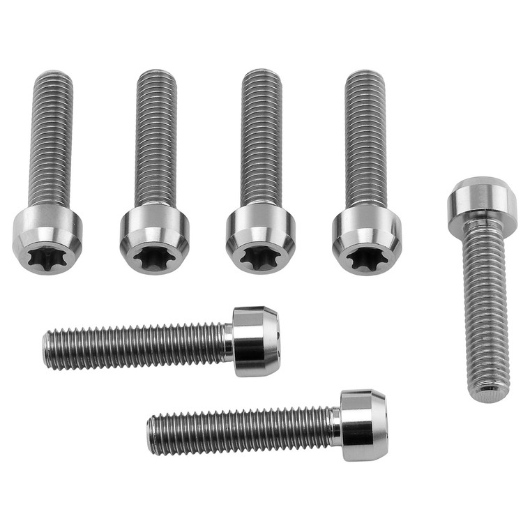 Titan Obere & Untere Gabelbrücke Klemmschrauben Set