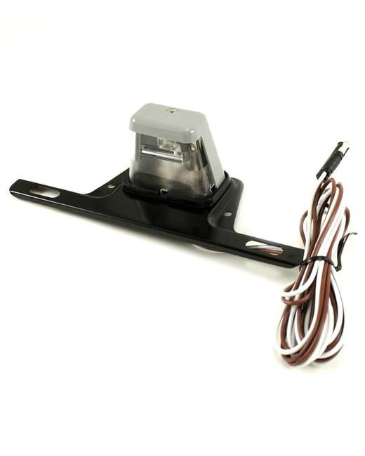 Trailer License Plate Bracket with Light and Plug