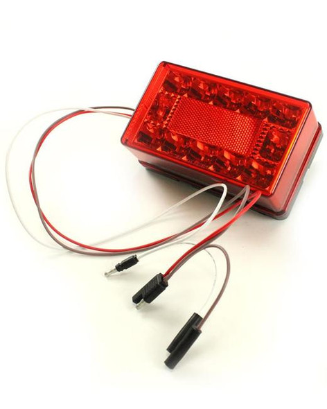 Submersible LED Tail Light / Turn Signal Left Hand Over 80" Light With Ground Wire