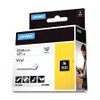 Dymo Rhino Vinyl Black on White 12mm