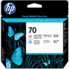 HP No. 70 Light Magenta and Light Cyan Printhead