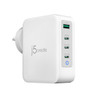 J5create JUP43130 130W GaN USB-C 4-Port Charger - (USB-C PDx 3, USB-A x 1 with Auto Balance Output) - Charge your phones, tablets, or laptops J5create JUP43130 130W GaN USB-C 4-Port Charger - (USB-C PDx 3, USB-A x 1 with Auto Balance Output) - Charge your phones, tablets, or laptops