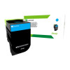 Lexmark 808HC HY Cyan Toner - 3,000 pages