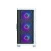 Zalman M4 WHITE, Mini Tower, Tempered Glass, Drive Bays: 1x3.5"/2.5", 1x3.5", 2x2.5", Expansion Slot: 4, Motherboard Support: mATX/Mini-ITX, Pre-Installed Fan: 4x120mm, ARGB, White, 1 Year Warranty
