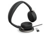 Jabra Evolve2 65 Flex MS Stereo Bluetooth Headset, Link380c USB-C Dongle & Wireless Charging Stand Included, Foldable Design, 2Yr Warranty