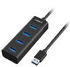 mbeat® 4-Port USB 3.0 Hub - Black